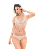 Conjunto de encaje beige santolina-9872