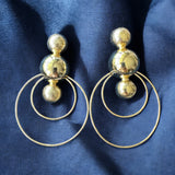 Aretes Golden Circles