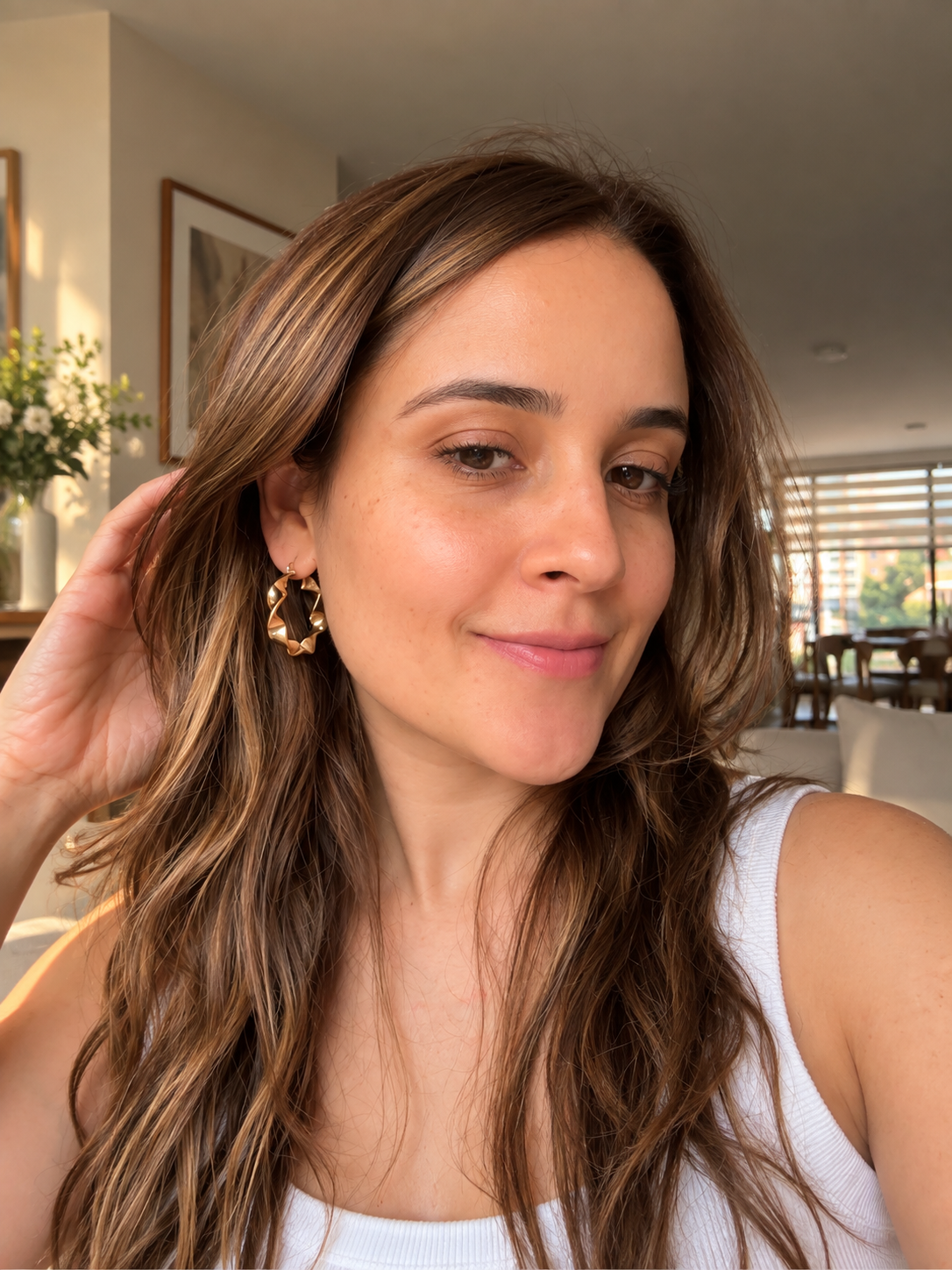 Aretes Golden Light