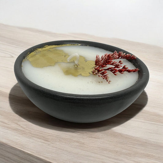 Vela tazoncito gris